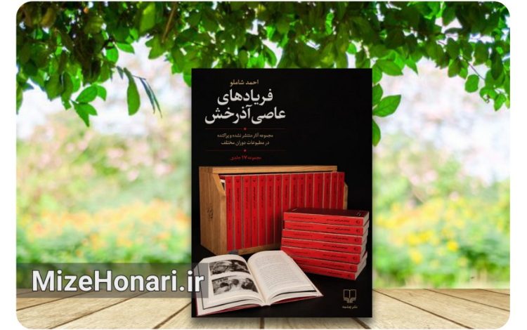 مجموعه ۱۷ جلدی «فریادهای عاصی آذرخش» شامل آثار منتشرنشده احمد شاملو با گردآوری سولماز سپهری آزاد، فرید درفشی و آیدا سرکیسیان از سوی نشر چشمه منتشر و پیش‌فروش نسخه امضاشده آن آغاز شد.
