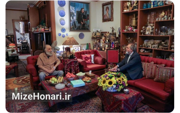 دیدار رائد فریدزاده با داریوش ارجمند به مناسبت روز ملی سینما